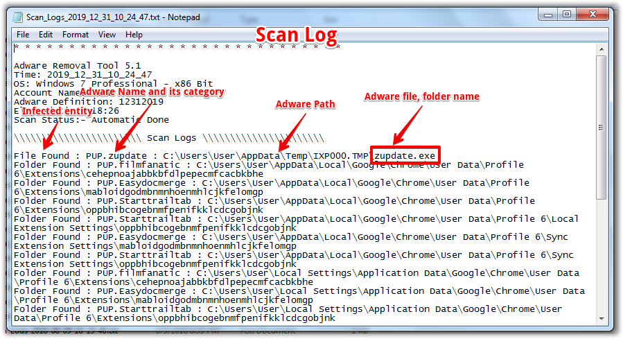 scan log example